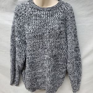 Black & White Knit Sweater